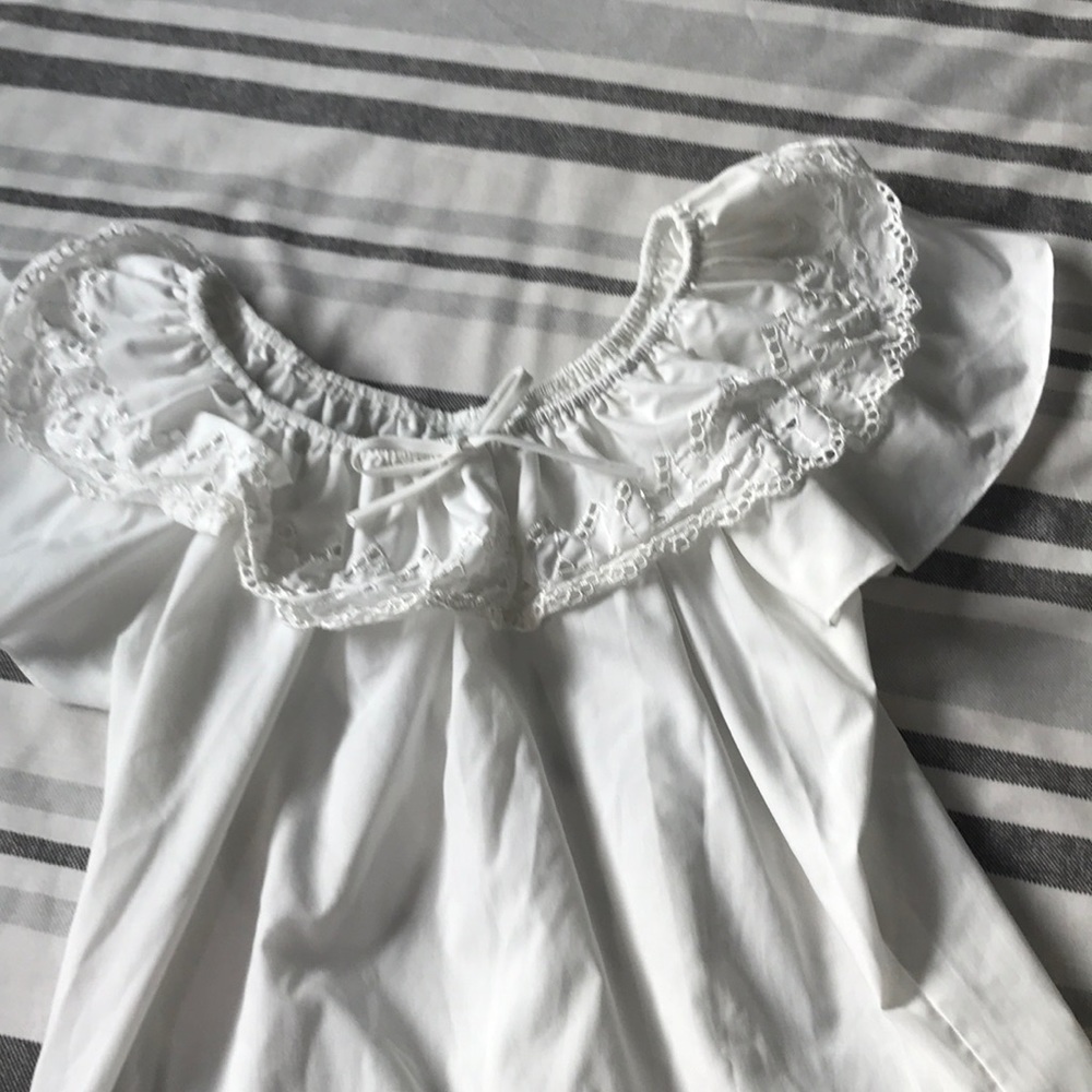Vintage Flowy Off Shoulder Top